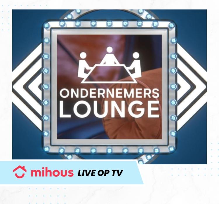 Mihous live bij televisieprogramma ondernemerslounge RTL